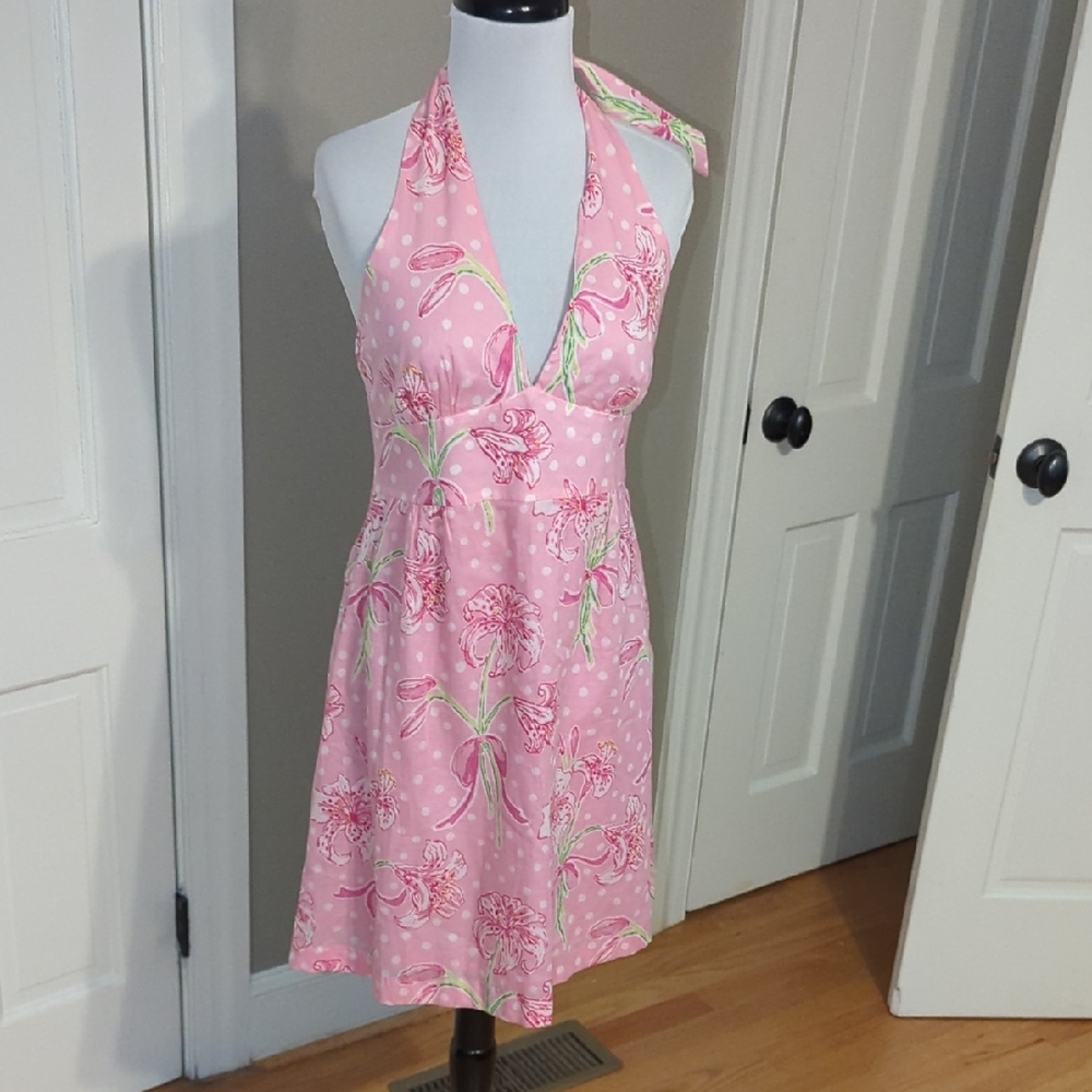 Lilly Pulitzer Pink Cotton Dress